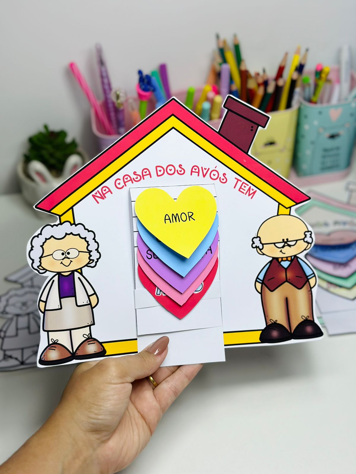 CARTÃO DIA DOS AVÓS – Flávia Costa Prof – Recursos Pedagógicos